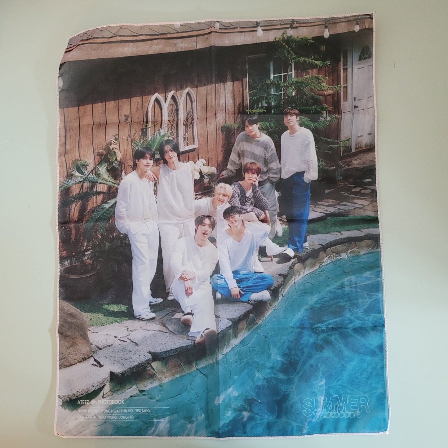 Ateez Summer Photobook Fabric Poster - KPop Idol