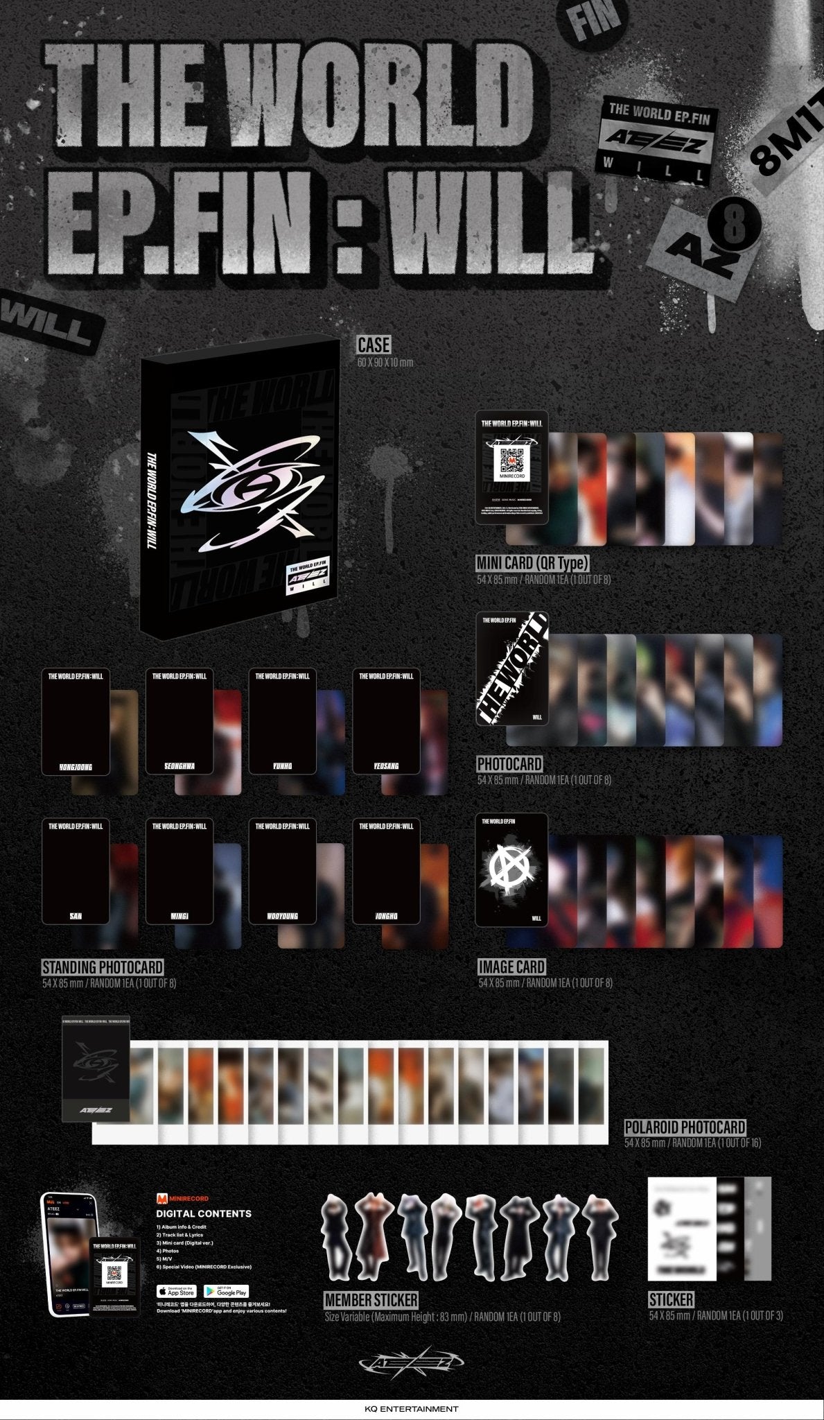 ATEEZ The 2nd Full Album [THE WORLD EP.FIN : WILL] (PLATFORM VER.) - KPop Idol