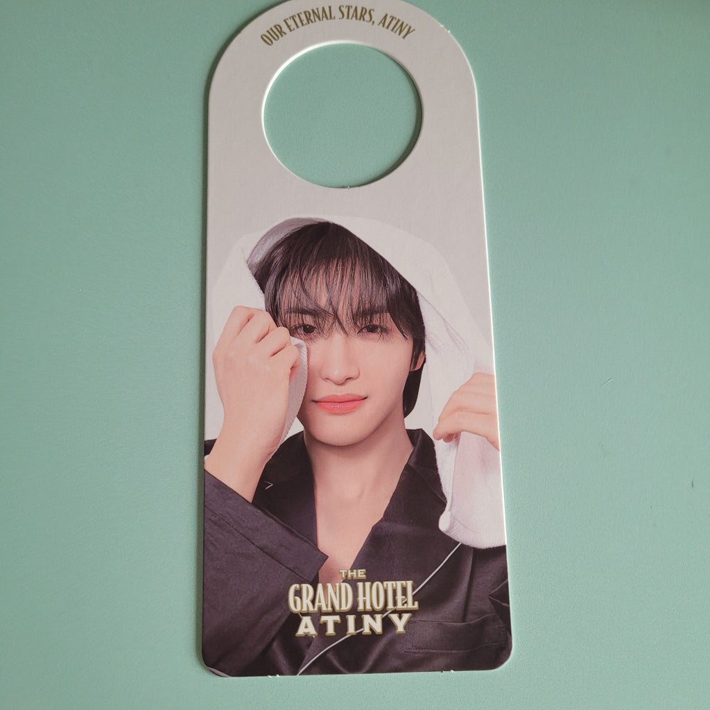 Ateez - The Grand Hotel ATINY Fan Kit: Door Hanger (member choice) - KPop Idol