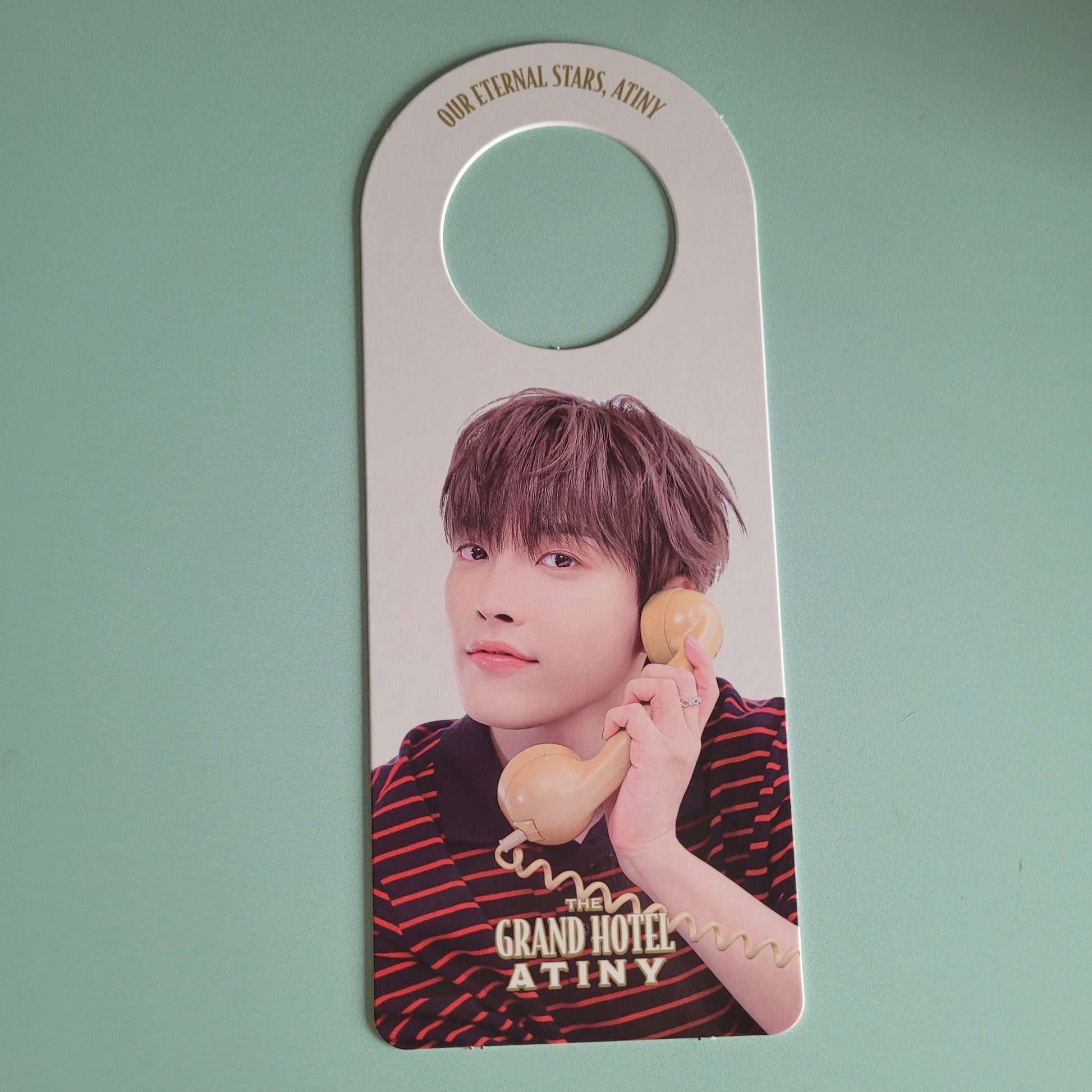 Ateez - The Grand Hotel ATINY Fan Kit: Door Hanger (member choice) - KPop Idol