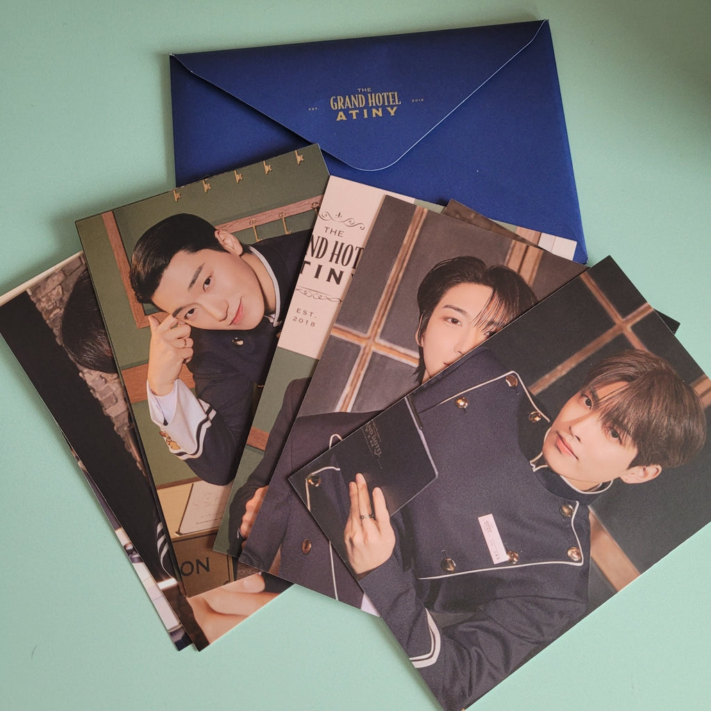 Ateez - The Grand Hotel ATINY Fan Kit: Postcard (member choice) - KPop Idol