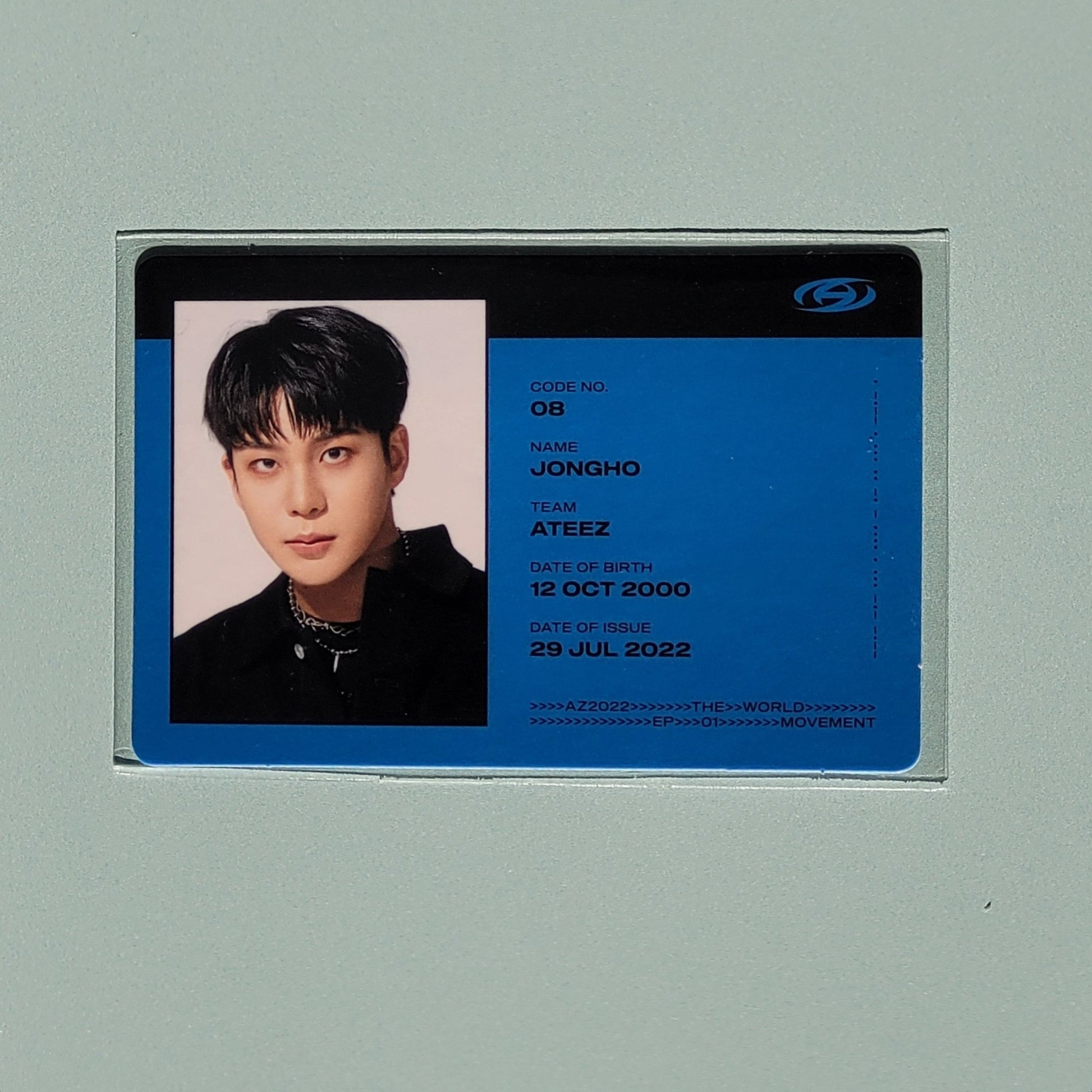 ATEEZ The World Ep 1: Movement Jongho ID Photocard - KPop Idol