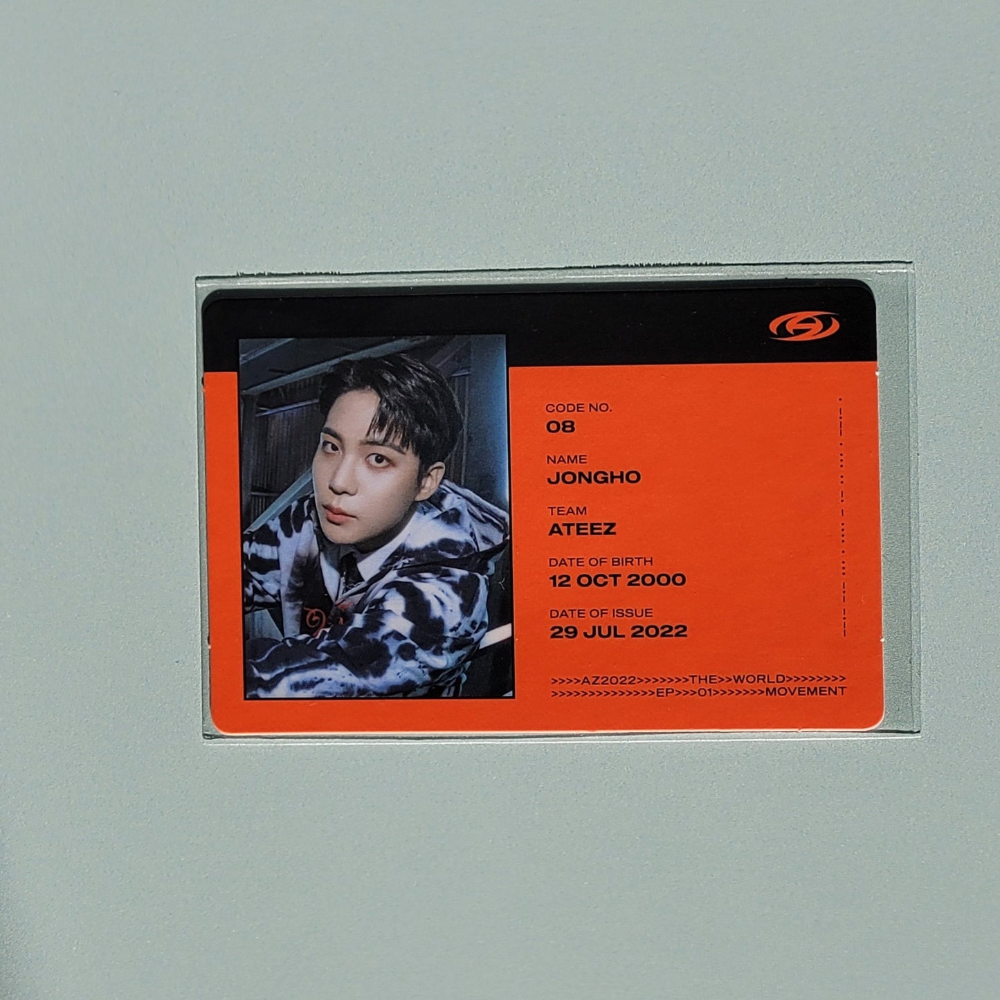 ATEEZ The World Ep 1: Movement Jongho ID Photocard - KPop Idol