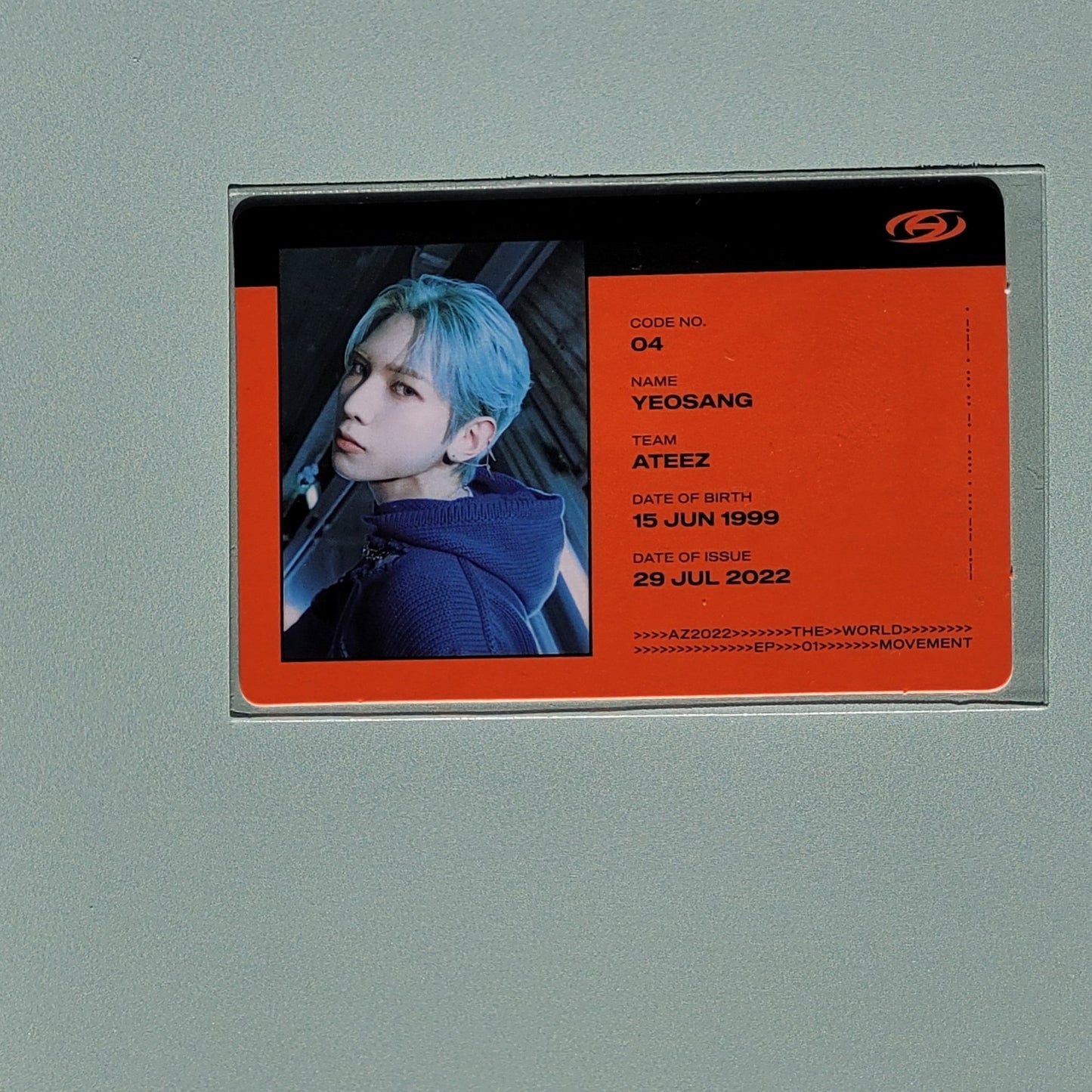 ATEEZ The World Ep 1: Movement Yeosang ID Photocard - KPop Idol