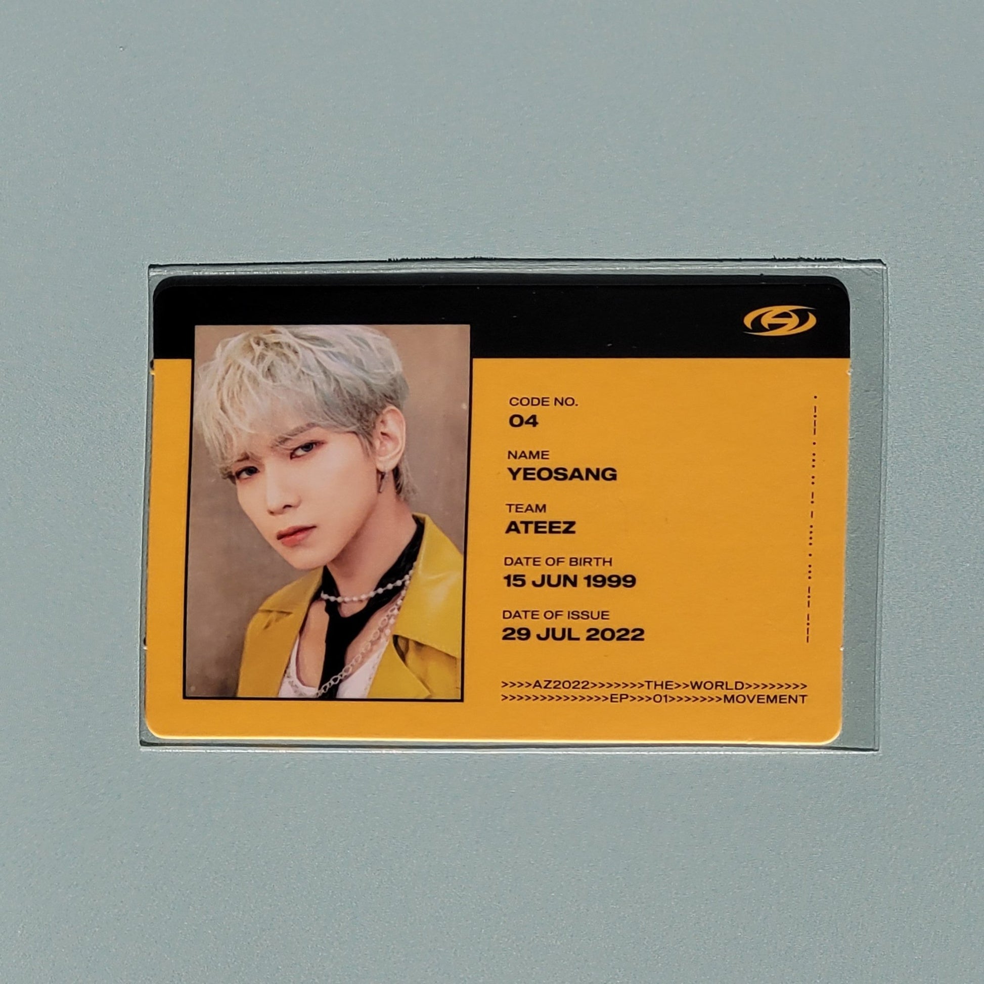 ATEEZ The World Ep 1: Movement Yeosang ID Photocard - KPop Idol