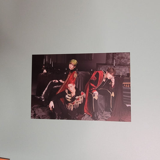 Ateez The World Ep Fin: WILL Postcard - Yeosang, Hongjoong, San - KPop Idol