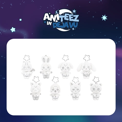 (Pre Order) Ateez - Aniteez in Deja Vu: SILVER ANITEEZ PLUSH KEYRING