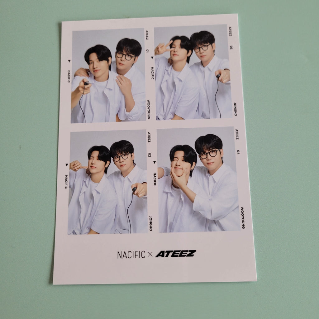 Ateez x Nacific Round 10 Nacific 4 Cut Unit Photo (Member Choice) - KPop Idol