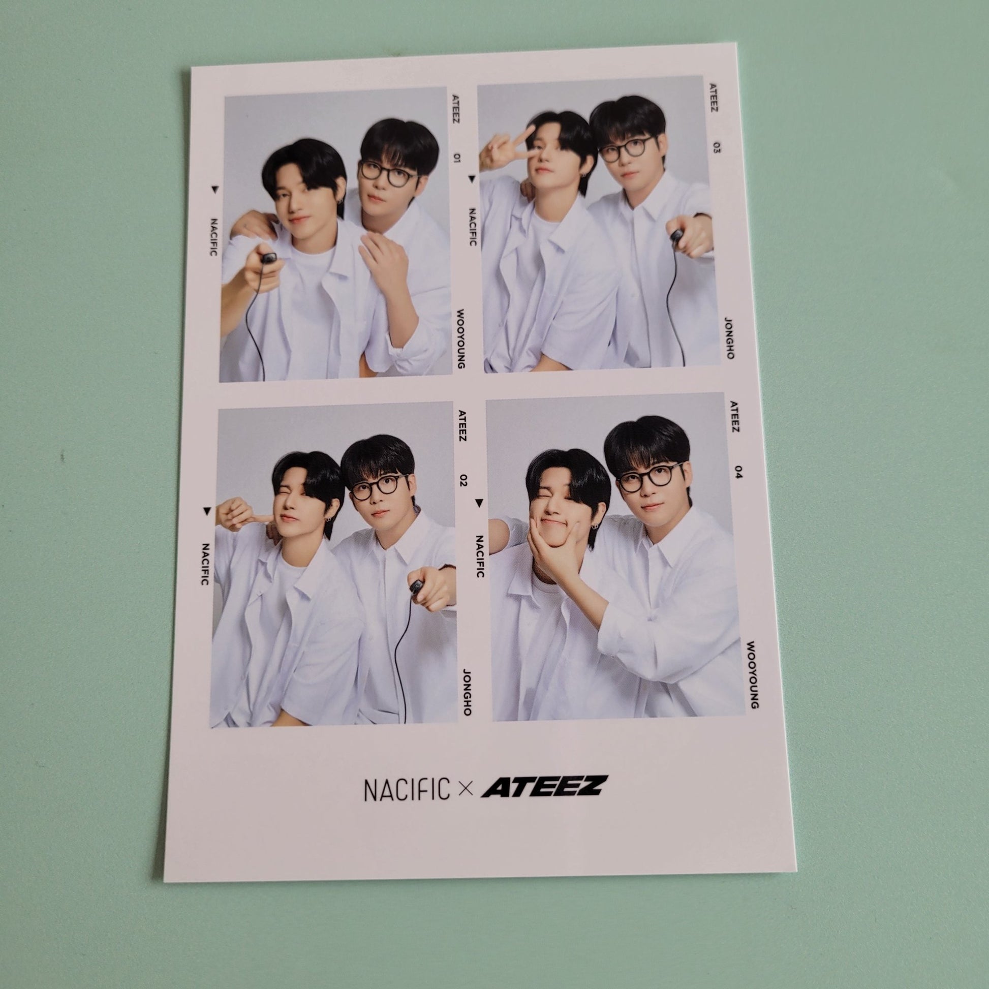 Ateez x Nacific Round 10 Nacific 4 Cut Unit Photo (Member Choice) - KPop Idol