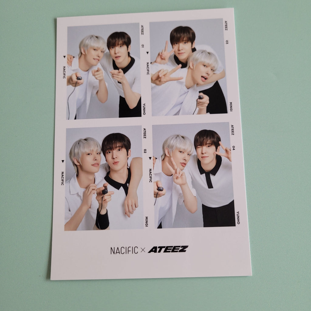 Ateez x Nacific Round 10 Nacific 4 Cut Unit Photo (Member Choice) - KPop Idol