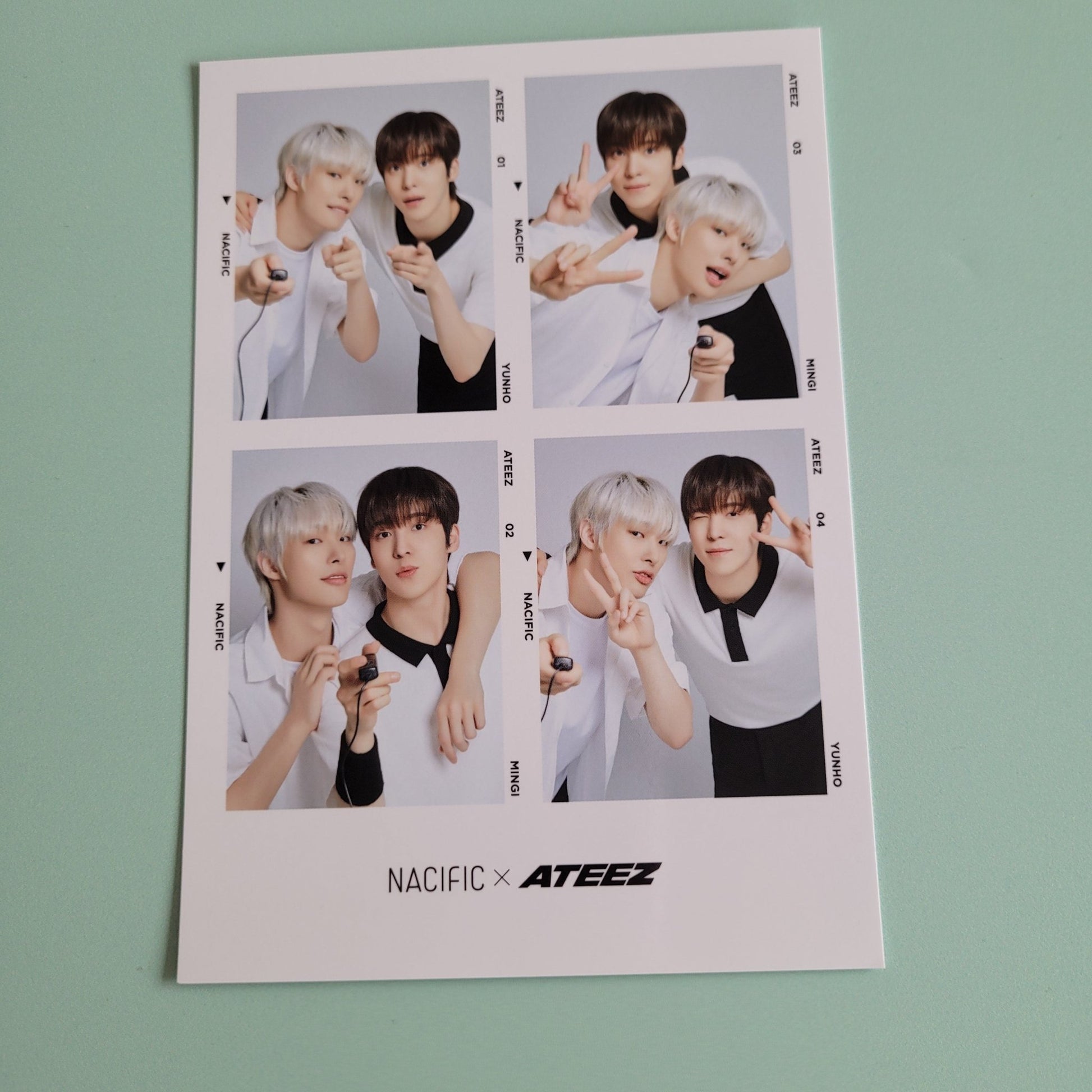 Ateez x Nacific Round 10 Nacific 4 Cut Unit Photo (Member Choice) - KPop Idol