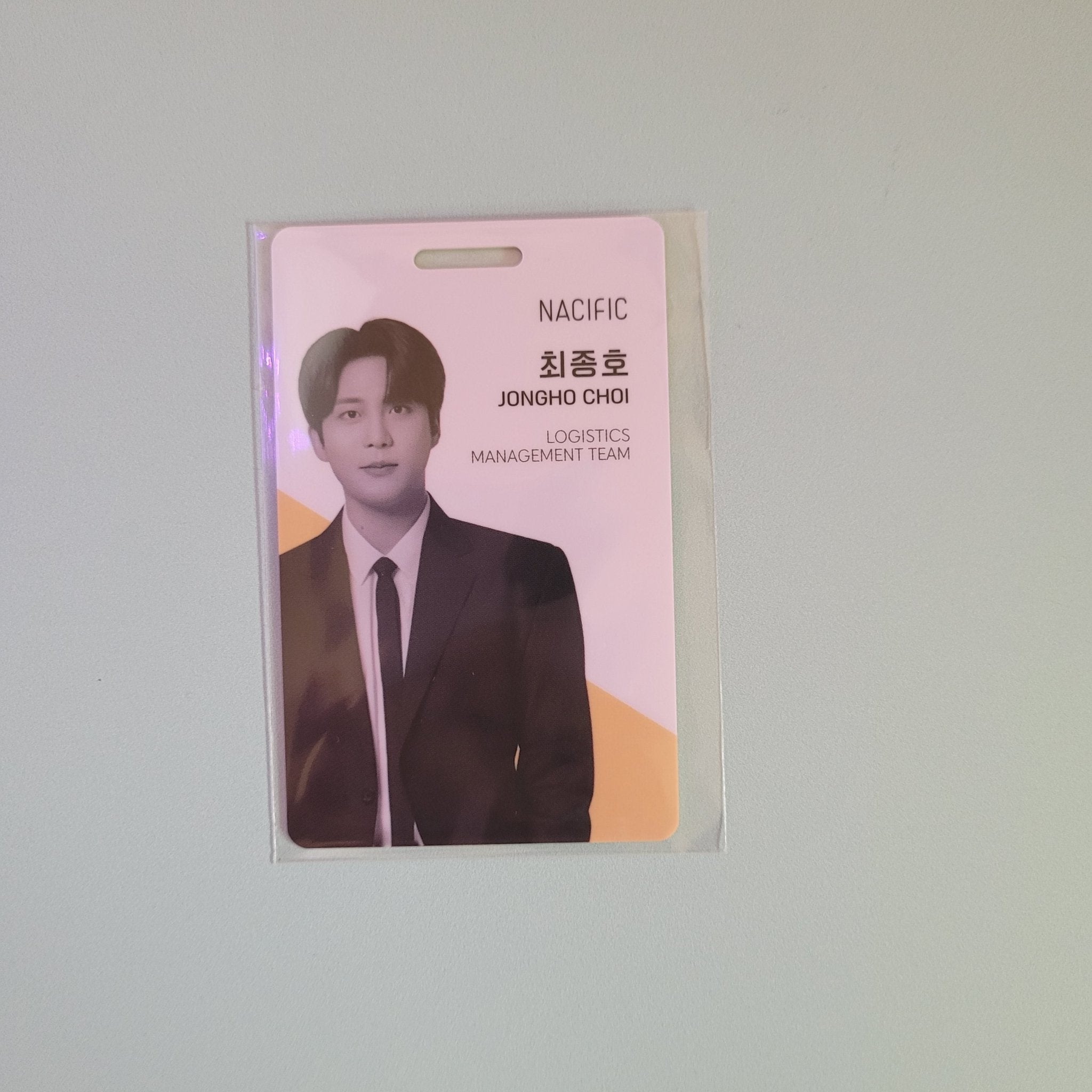 Ateez x Nacific Round Three Nacific Office ID Card (Member Choice) -  Hongjoong