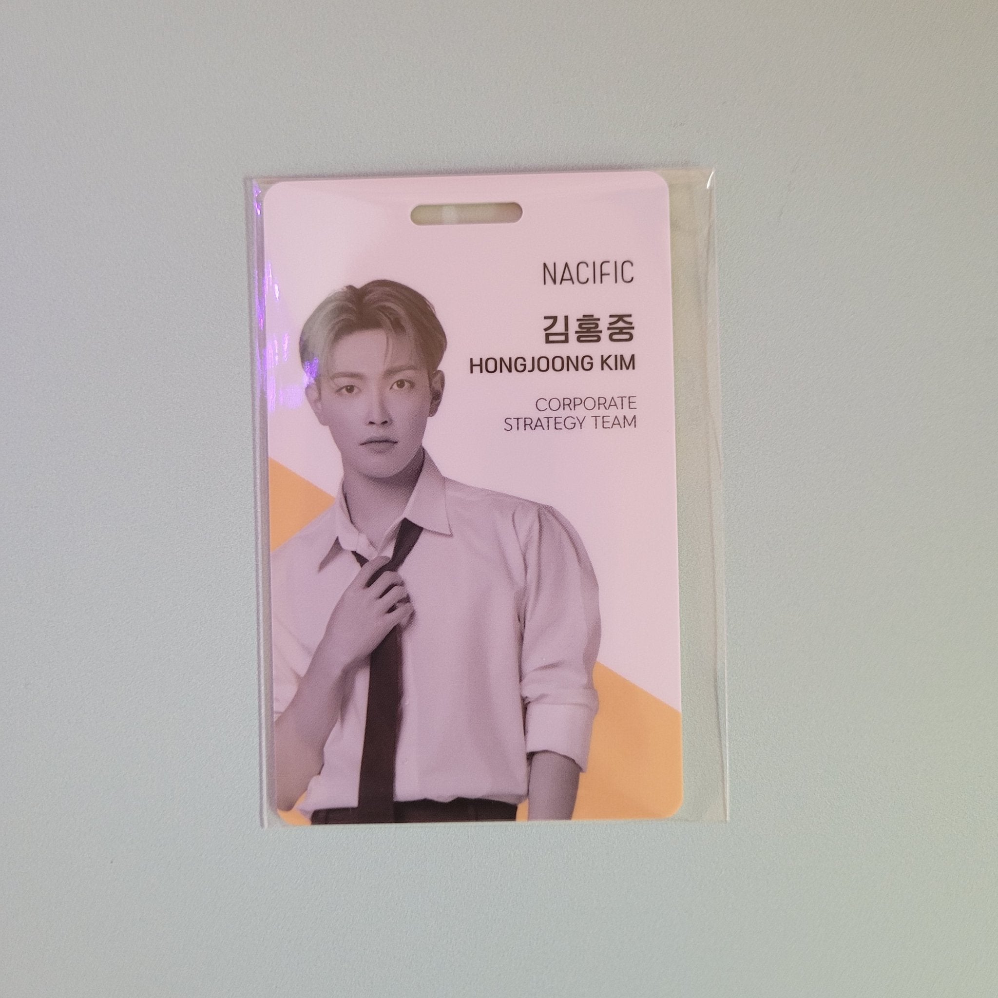 Ateez x Nacific Round Three Nacific Office ID Card (Member Choice) -  Hongjoong