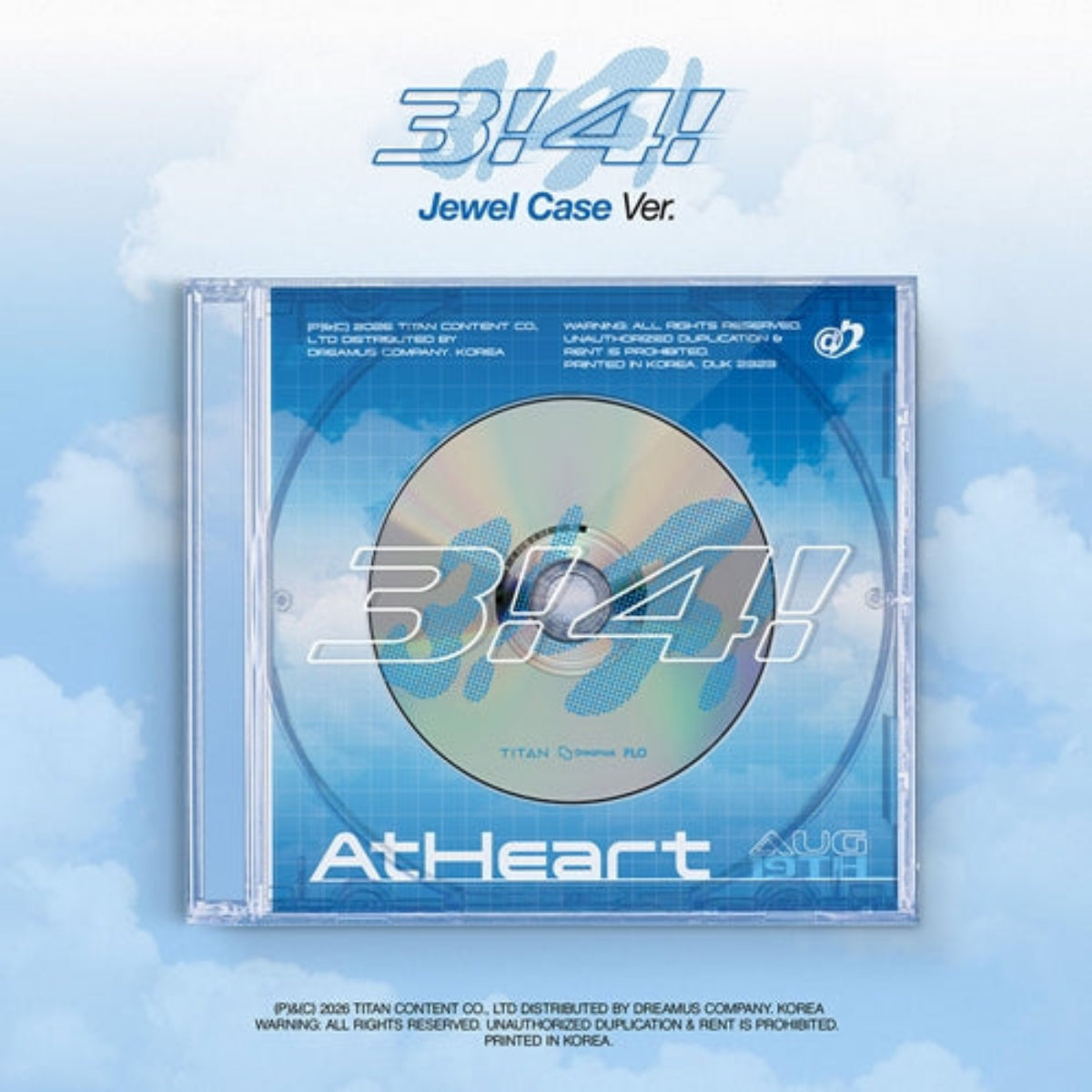 (Pre Order) AtHeart - 3!4!: Jewel Case Ver.
