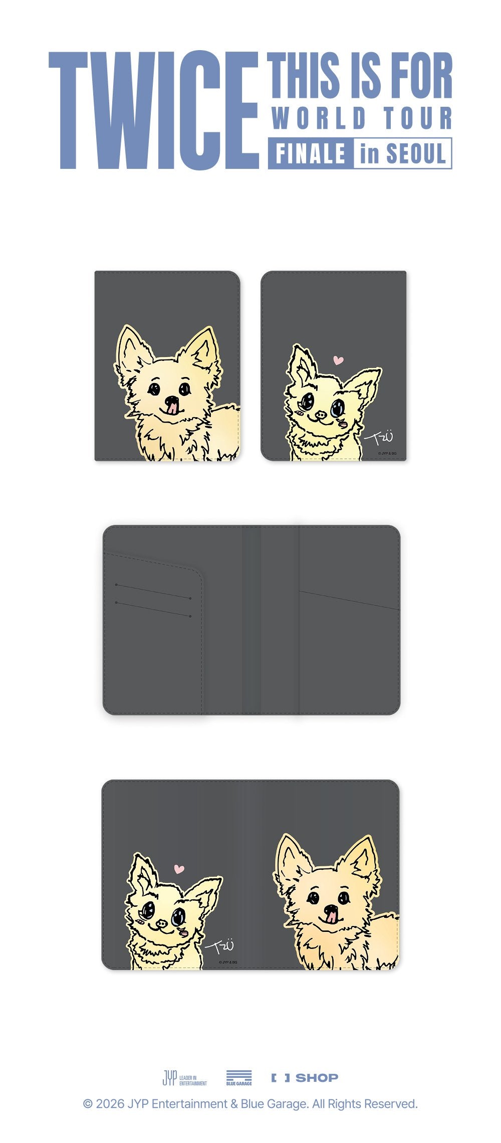 (Pre Order) Twice - 2026 This is For World Tour Finale in Seoul Official MD - TZUYU PASSPORT CASE