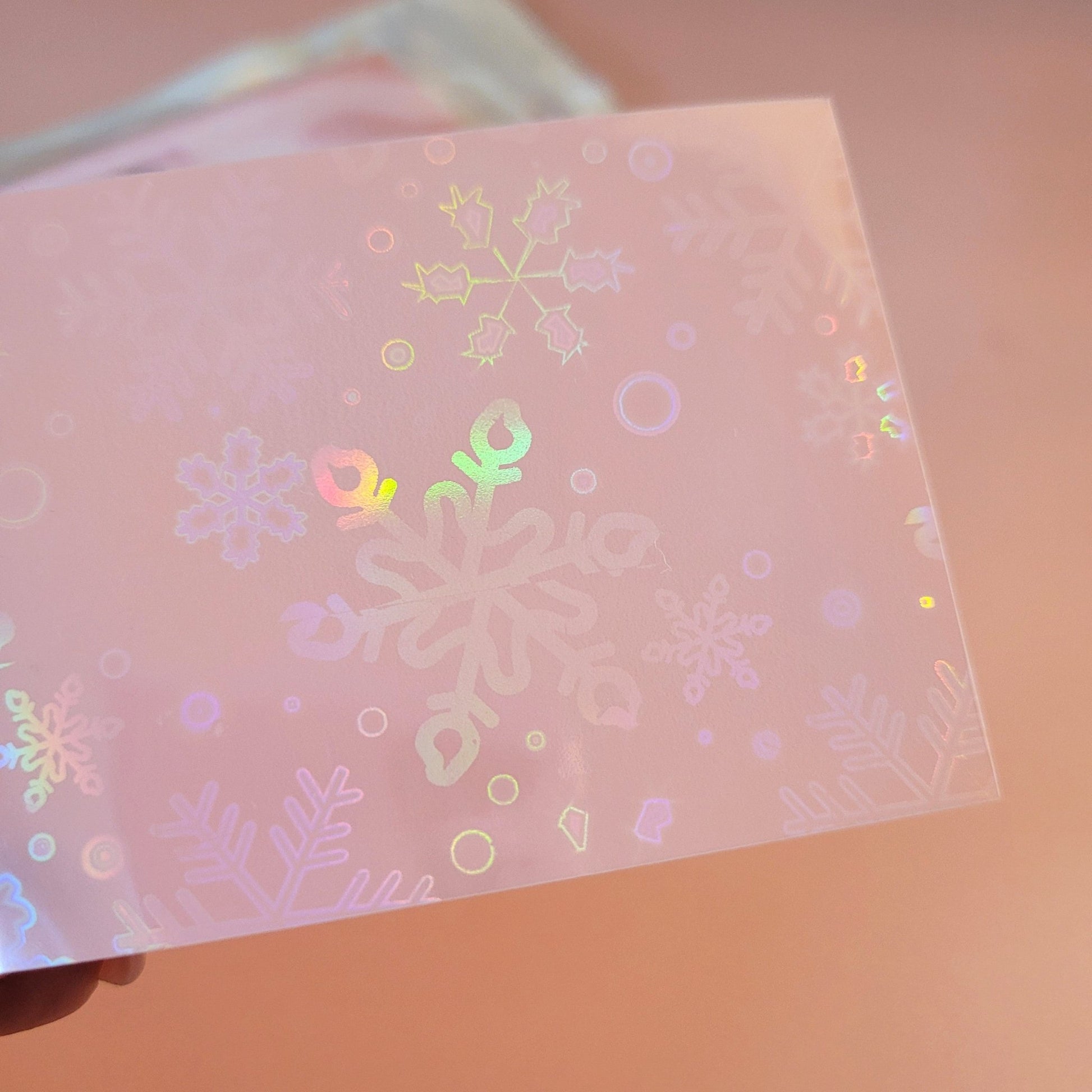 Bias Protection Sleeves - Cotton Candy Glow ✨ | Snowflake Glow ✨ - KPop Idol