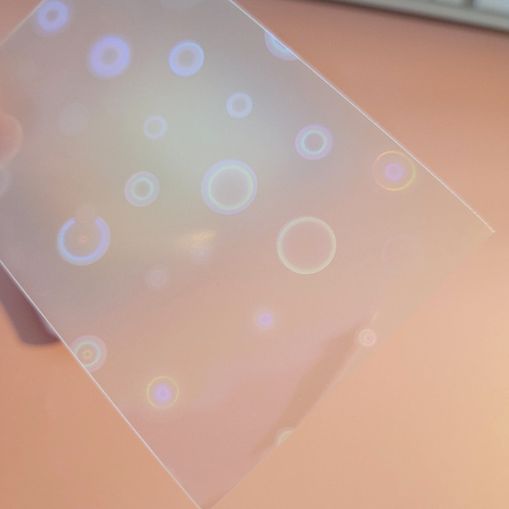 Bias Protection Sleeves - Crystal Clear ✨ | Bubble Glow ✨ - KPop Idol