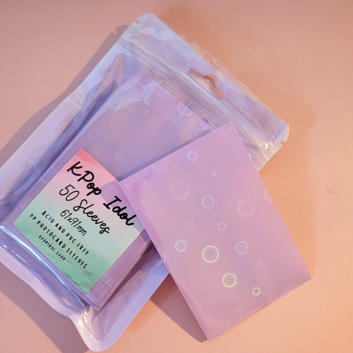Bias Protection Sleeves - Parma Violet Dream ✨ | Bubble Glow ✨ - KPop Idol