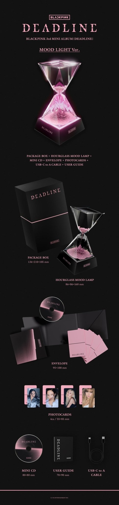 Blackpink - Deadline Mood Light Version Limited - KPop Idol