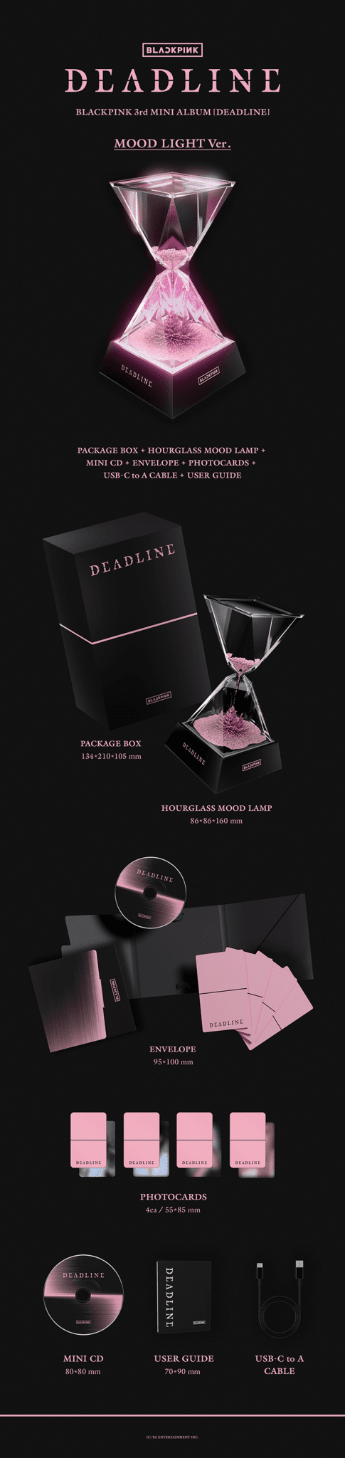 Blackpink - Deadline Mood Light Version Limited - KPop Idol