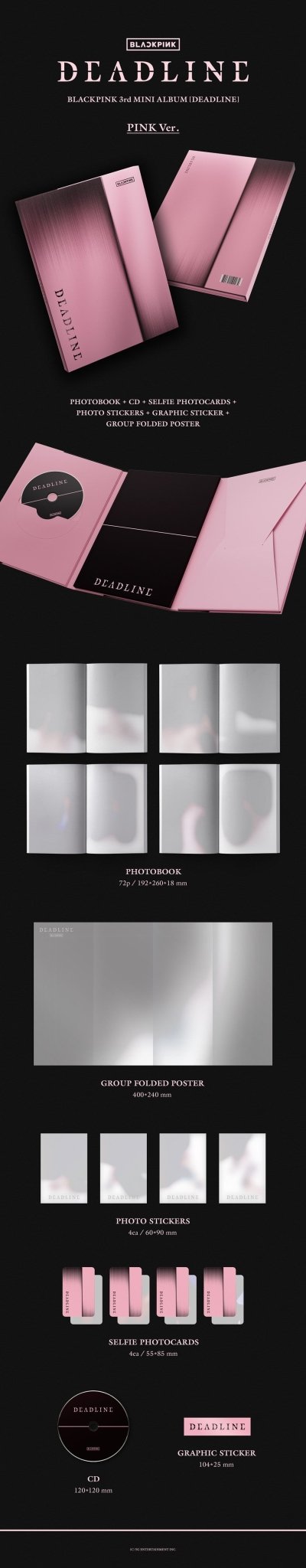 Blackpink - Deadline Pink Version / withmuu POB - KPop Idol
