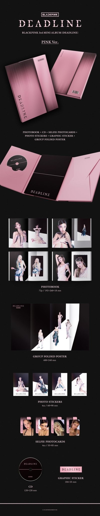 Blackpink - Deadline Pink Version / withmuu POB - KPop Idol