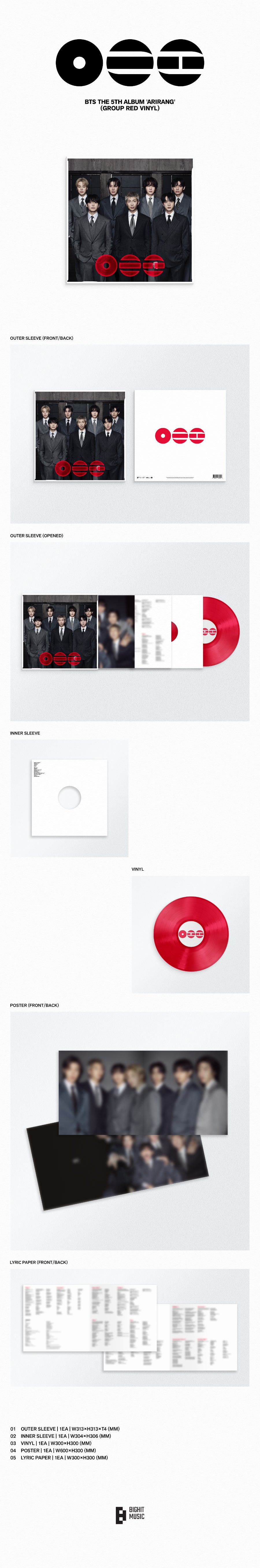 BTS - Arirang: Standard Vinyl
