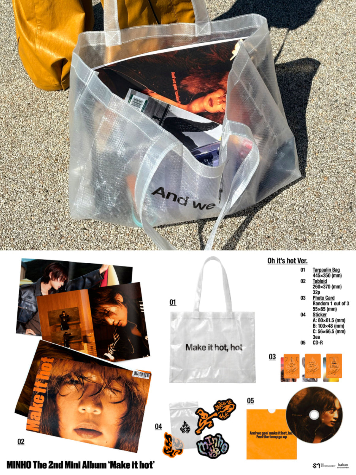 (Pre Order) Minho - Make It Hot: Oh, It's Hot Ver.
