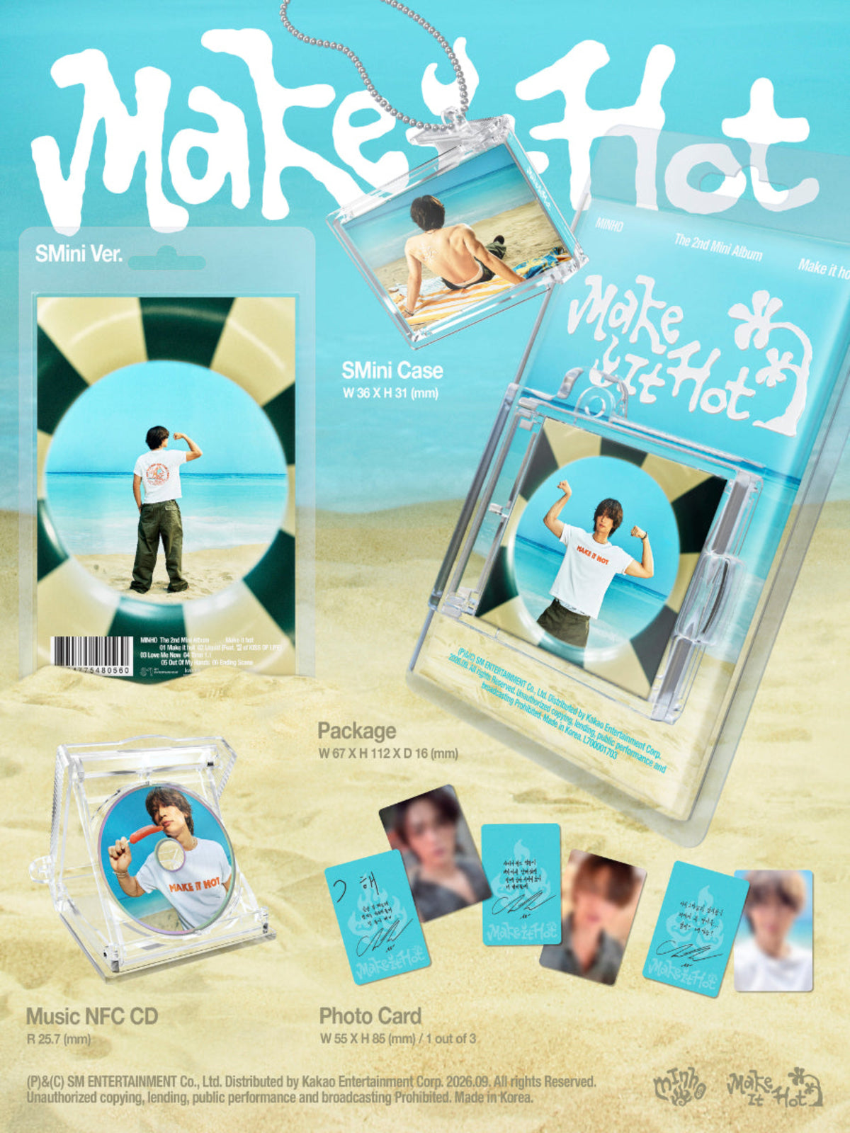 (Pre Order) Minho - Make It Hot: SMini Ver.