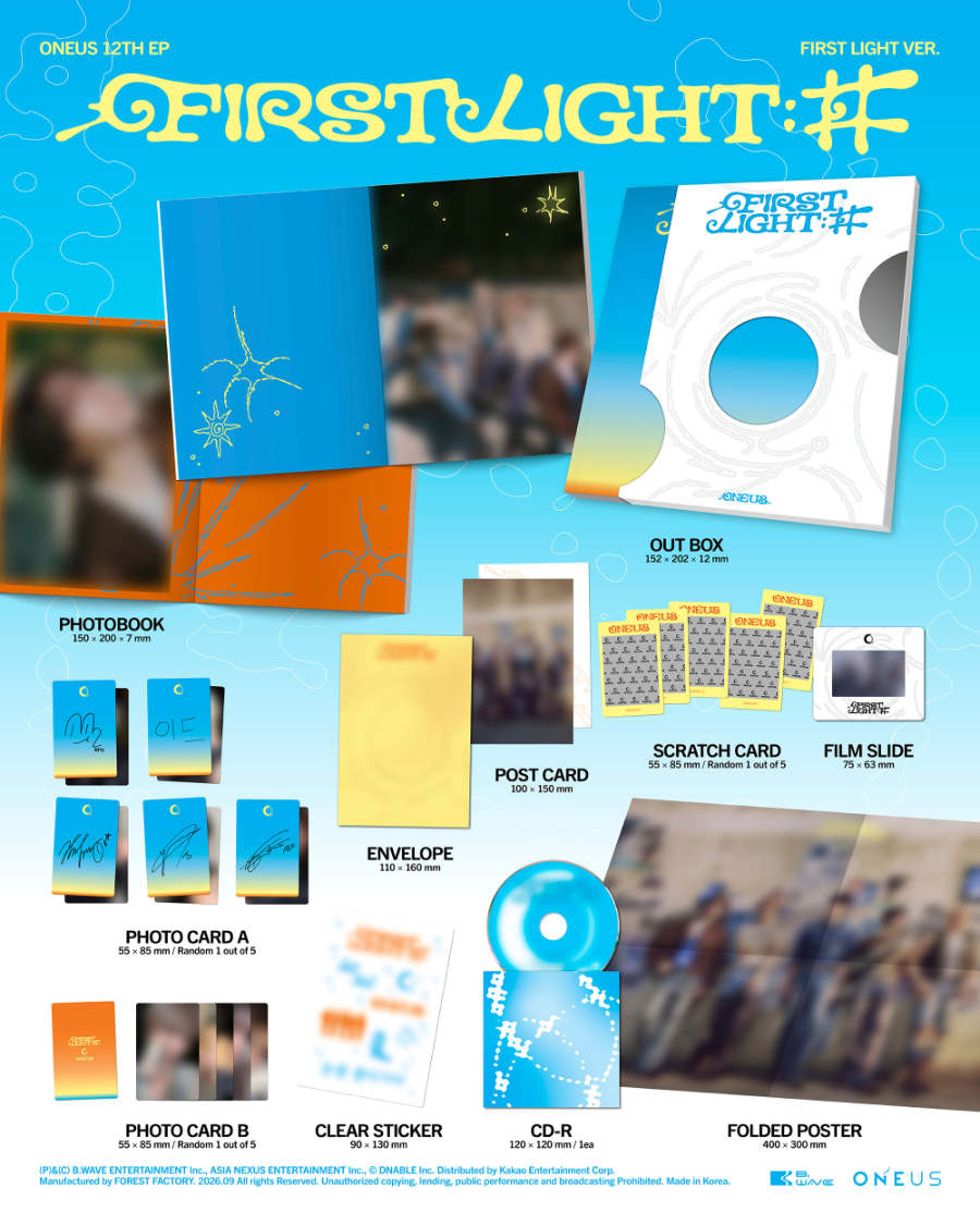 (Pre Order) ONEUS - First Light: First Light Ver.