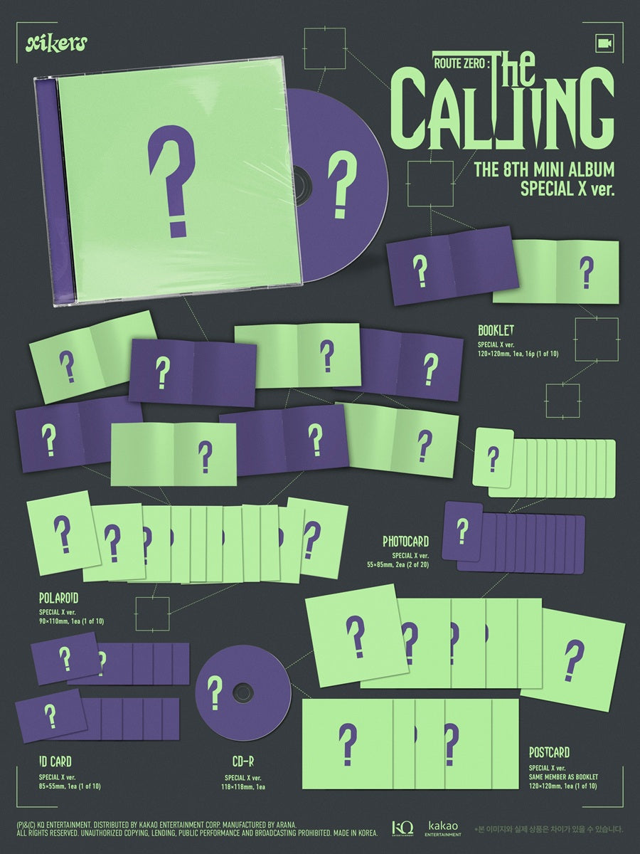 (Pre Order) Xikers - Route Zero: The Calling : Special X Ver.