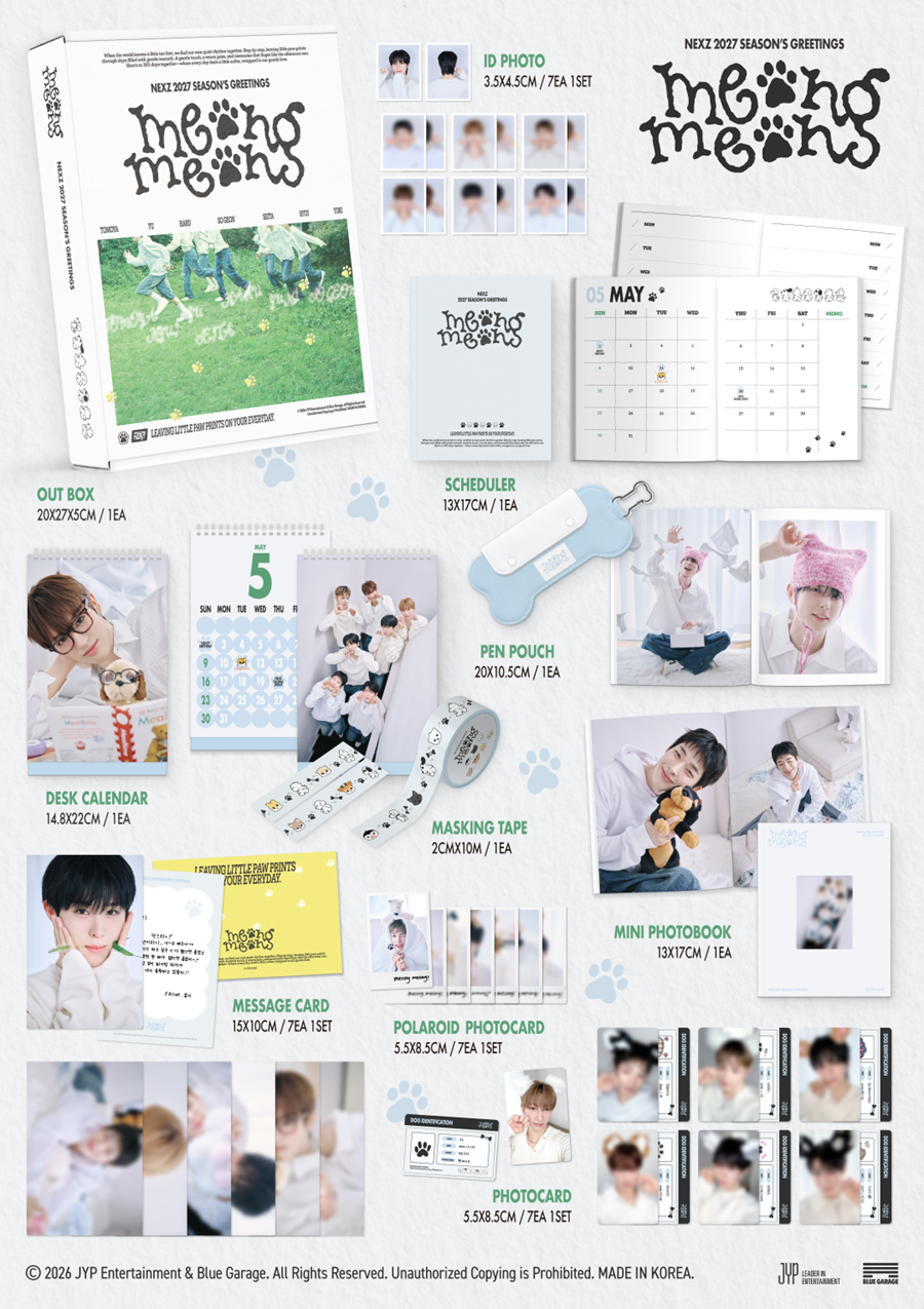 ⏳ NEXZ - Season's Greetings 2027: Meong Meong