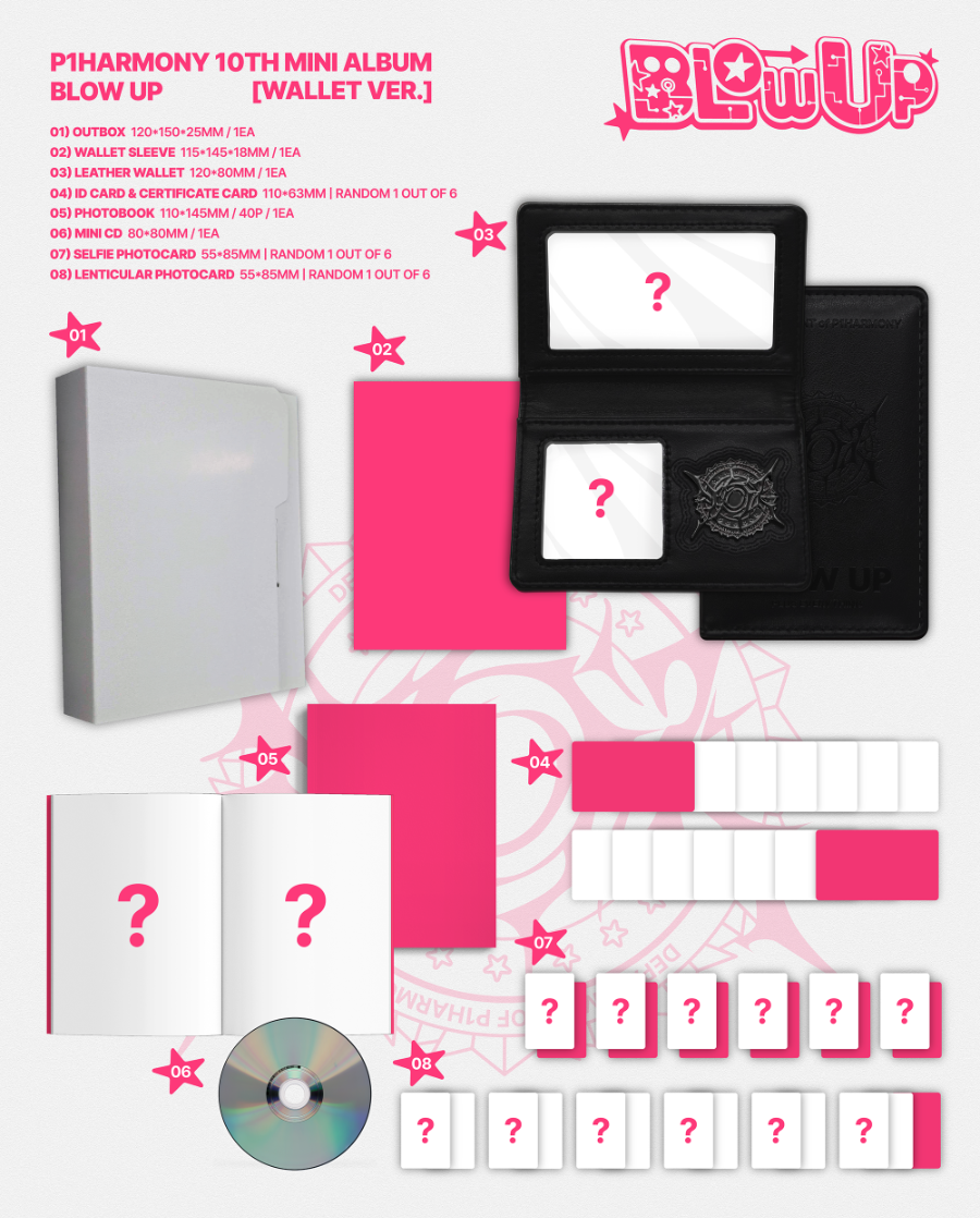 ⏳ P1harmony - Blow Up: Wallet Ver.