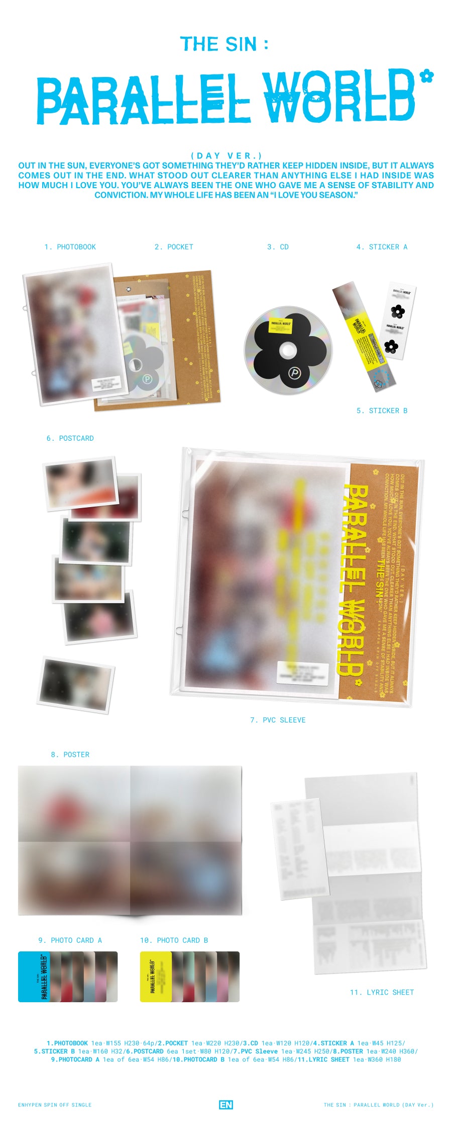 ⏳ Enhypen - The Sin: Parallel World: Photobook Ver.