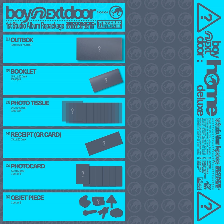 (Pre Order) BoyNextDoor - Home: Deluxe - Weverse Album