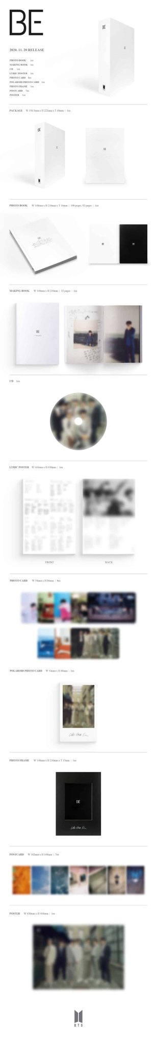 BTS - BE (Deluxe Edition) - KPop Idol