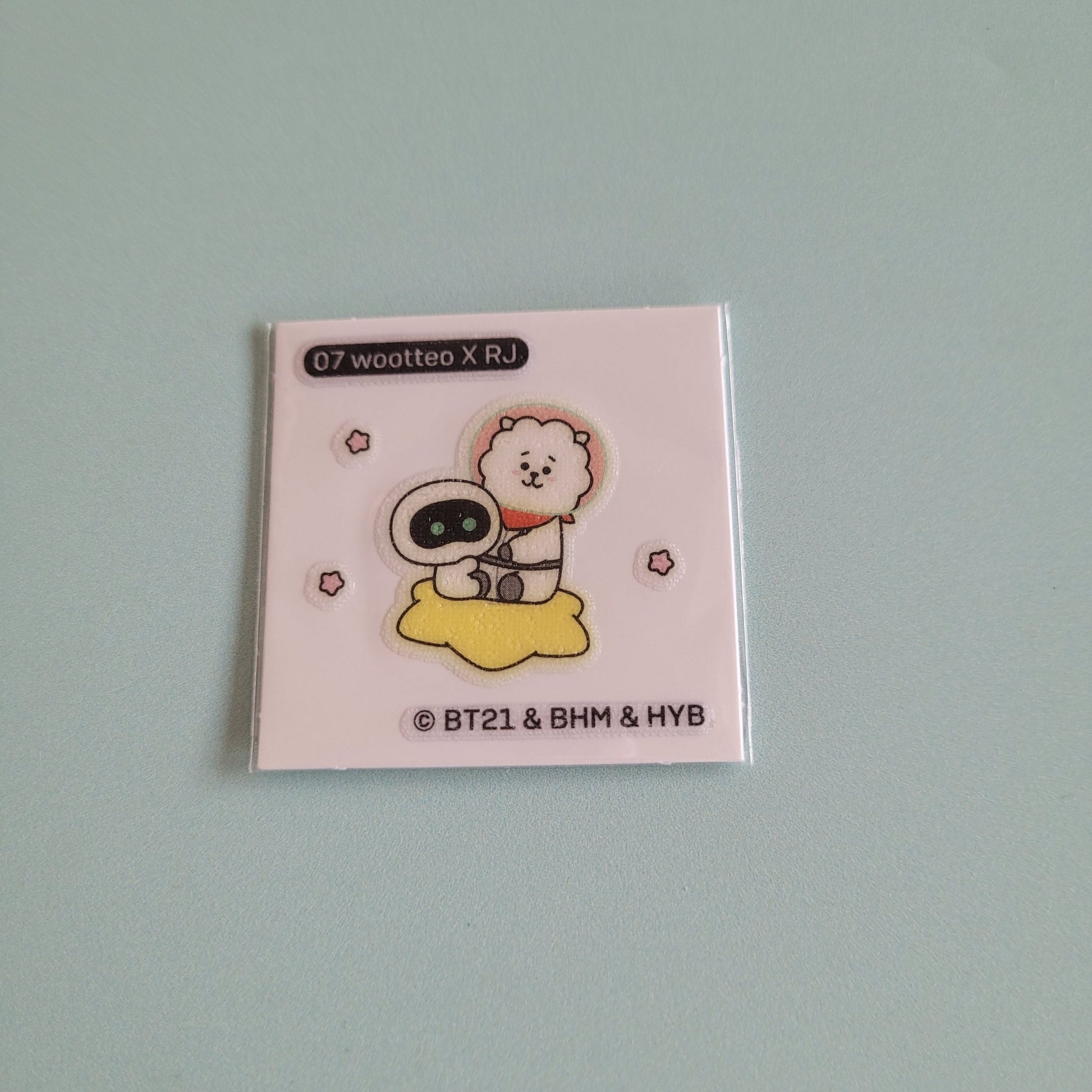 BTS - BT21 07 Wootteo x RJ Sticker - KPop Idol