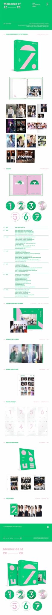 BTS - Memories of 2020 DVD - KPop Idol
