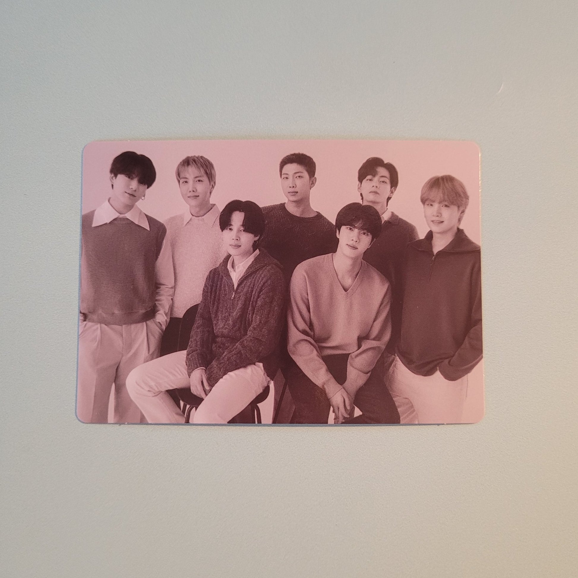 BTS - Monochrome Photocard - Full Group - KPop Idol