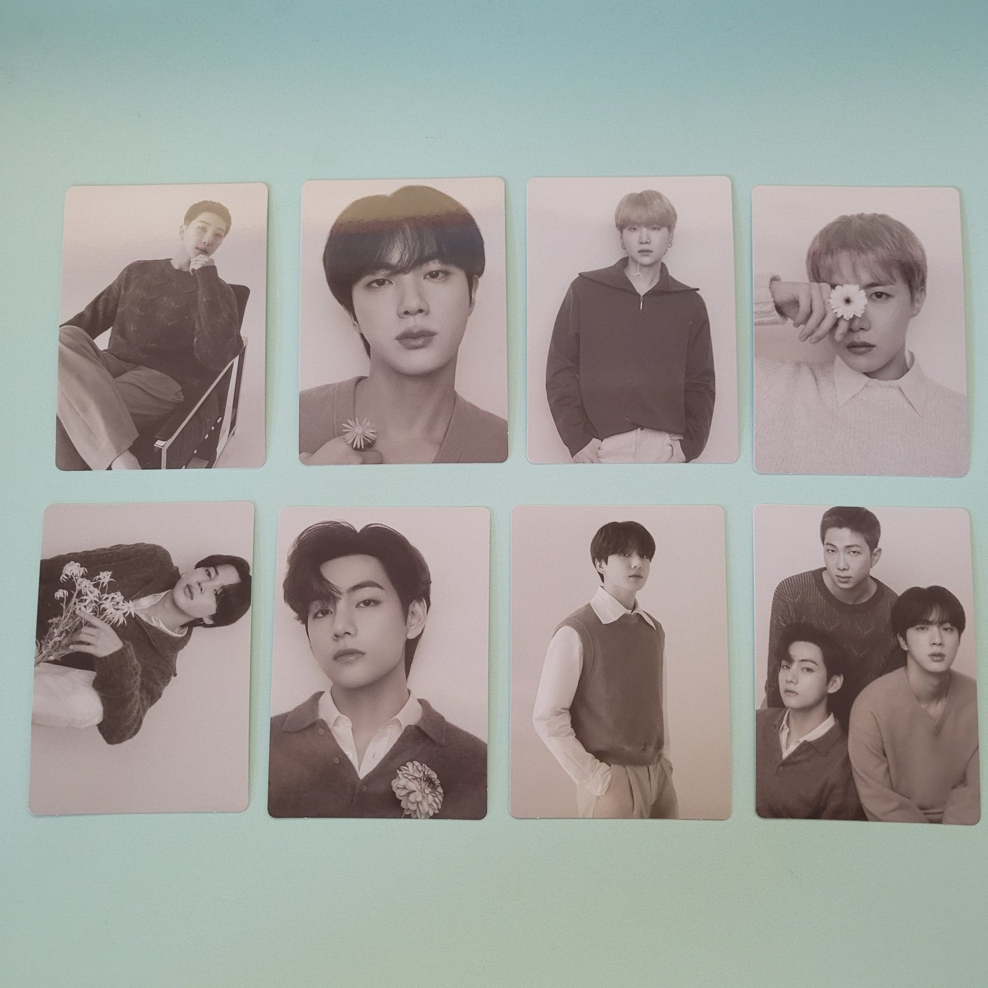 BTS - Monochrome Photocard Set A - KPop Idol