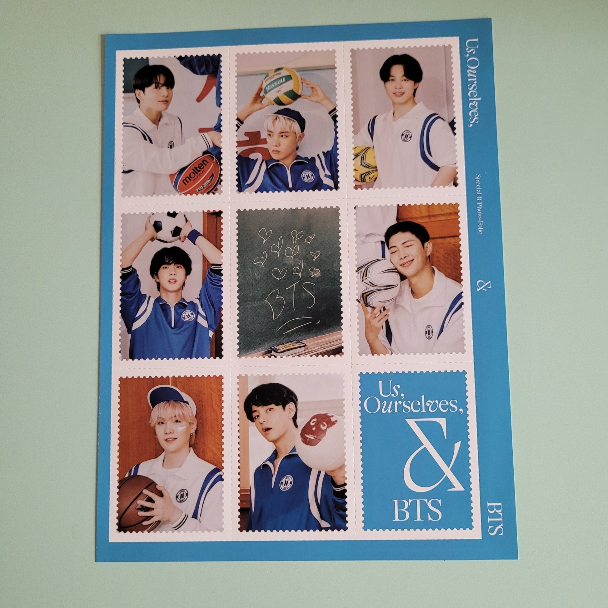 BTS - Us, Ourselves Perforated Stamp Poster - KPop Idol