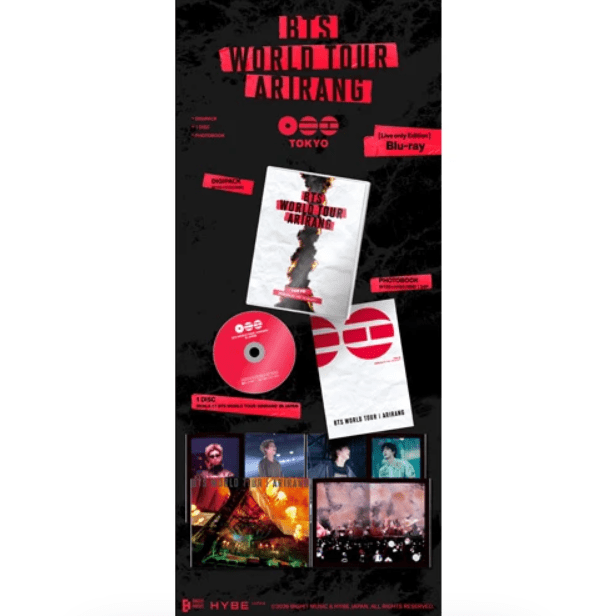 ⏳ BTS World Tour 'ARIRANG' in Japan: Live only Edition - KPop Idol