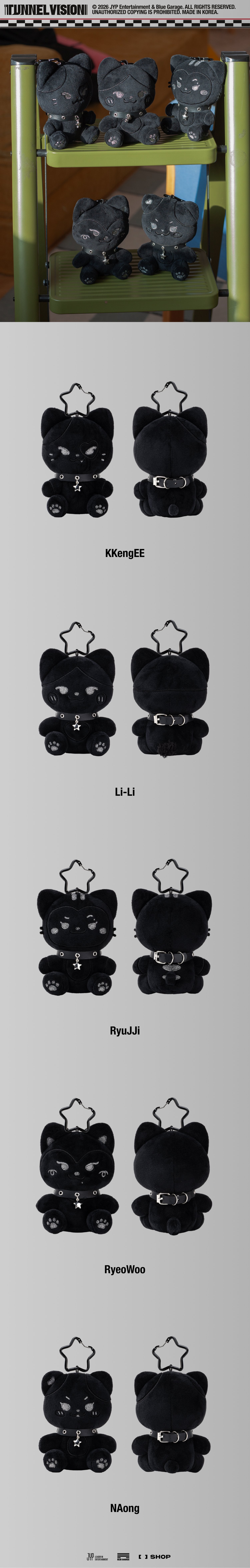 (Pre Order) ITZY - 3rd World Tour Tunnel Vision Official MD: TWINZY PLUSH SITTING Ver.