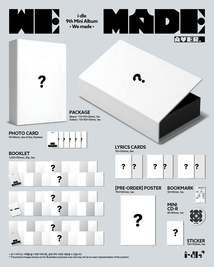 (Pre Order) i-dle - We Made: A Ver.