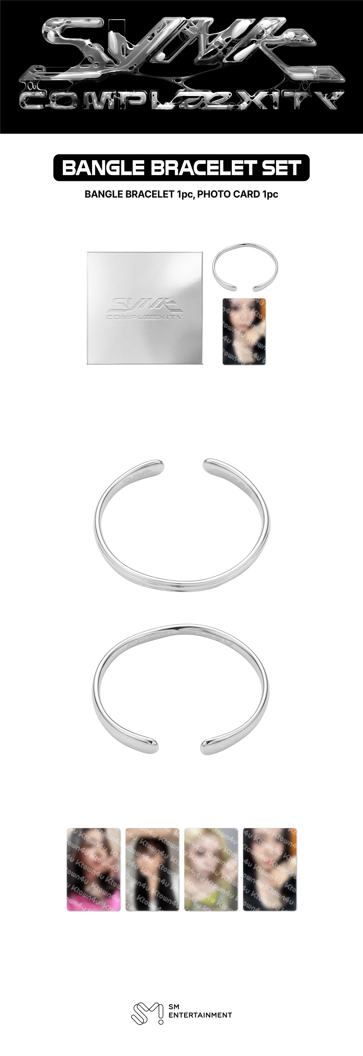 (Pre Order) aespa - SYNK : COMPLæXITY LIVE TOUR Official MD: BANGLE BRACELET SET