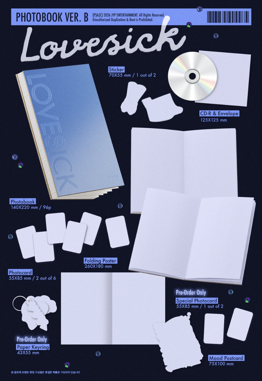 ⏳ Chaeryeong - Lovesick: Photobook Ver. - KPop Idol