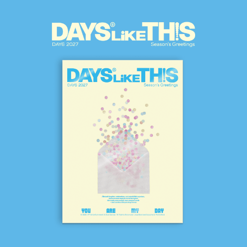 ⏳Day6 - Season's Greetings 2027: Days Like This - KPop Idol