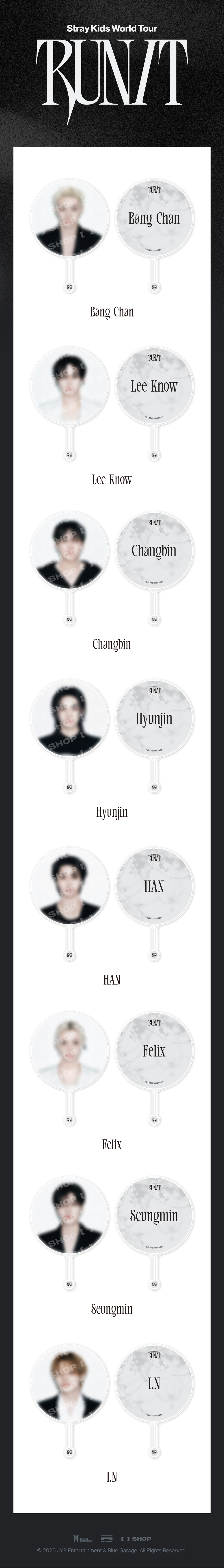 (Pre Order) Stray Kids - Run It World Tour Official MD: IMAGE PICKET