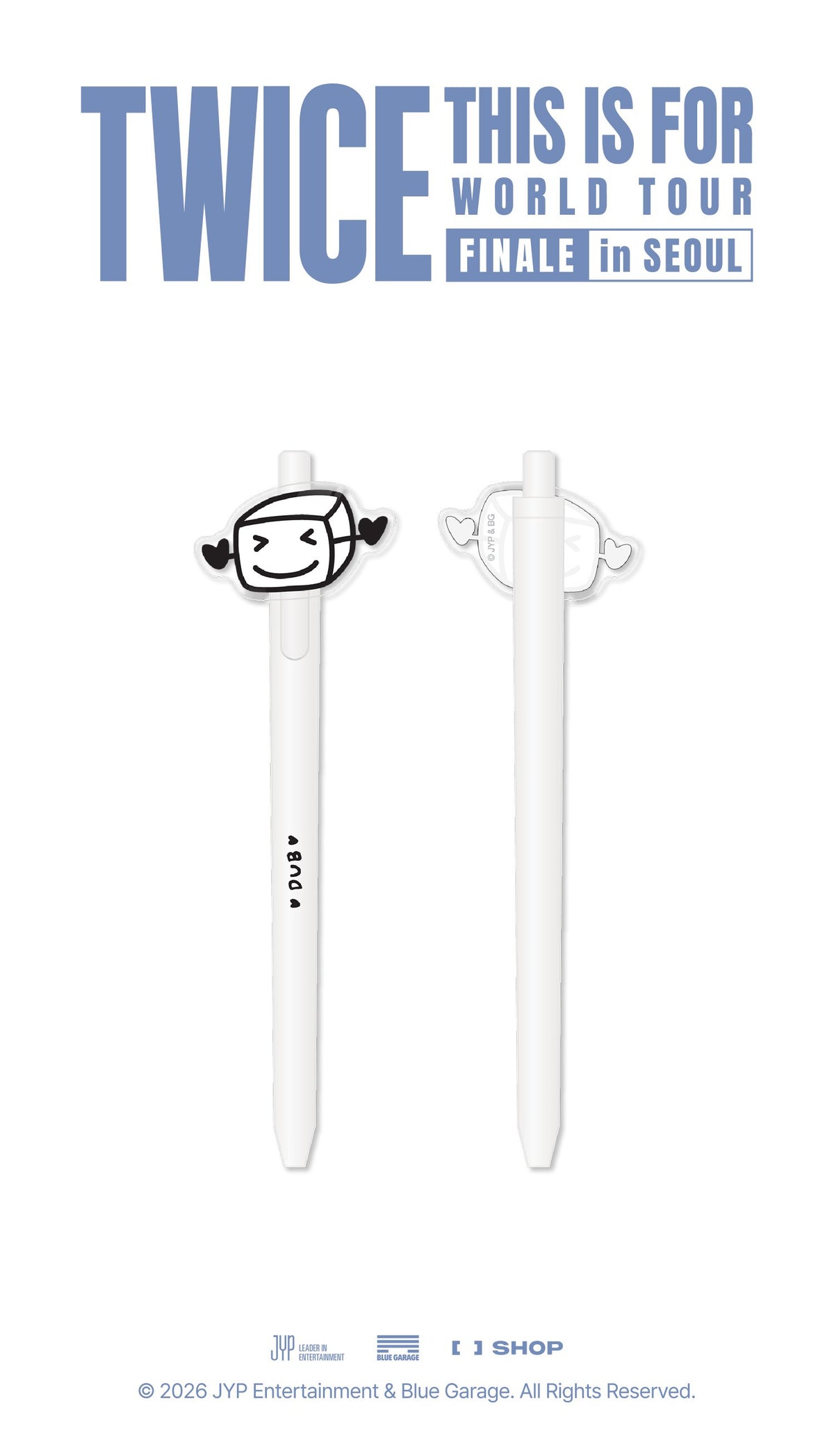 (Pre Order) Twice - 2026 This is For World Tour Finale in Seoul Official MD - DAHYEON DUB GEL PEN