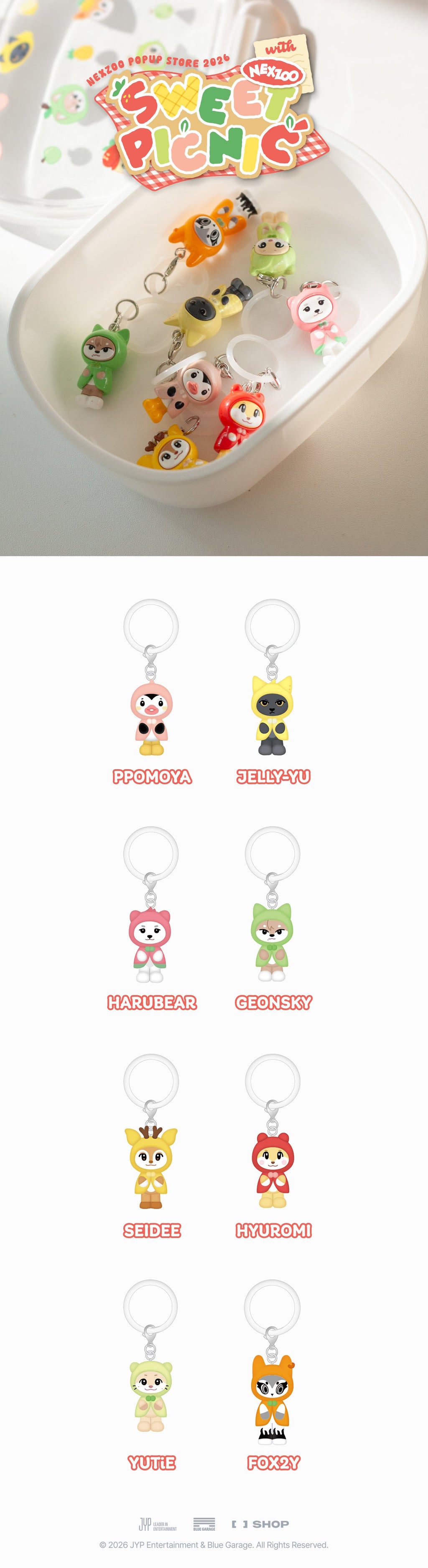 ⏳ NEXZ - Sweet Picnic with NEXZOO Official MD: NEXZOO MINI CHARM